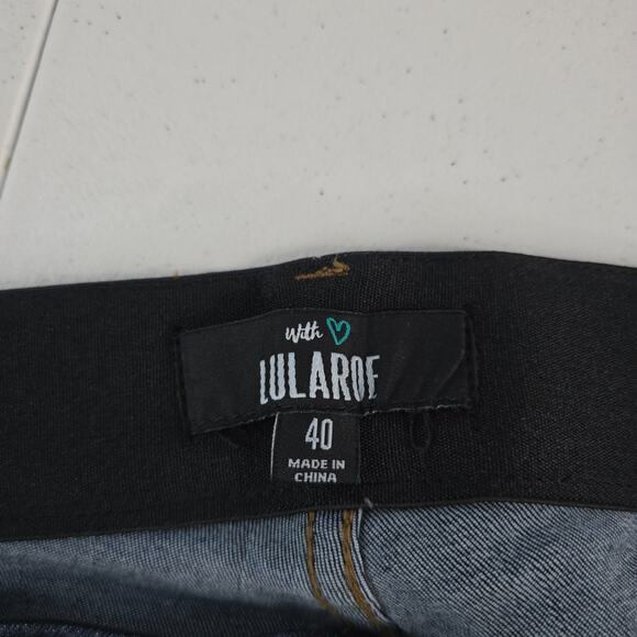 NWT LuLaRoe Women’s Dark Wash Skinny Jeans Size 40 Stretch Denim (L-161367) 6213 - Picture 9 of 12